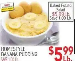Ingles Markets Homestyle banana pudding offer