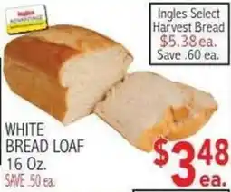Ingles Markets White Bread Loaf offer