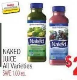 Ingles Markets Naked Juice All Varieties offer