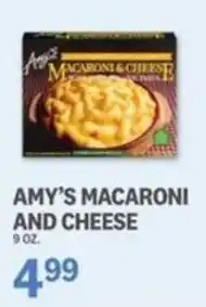Kings Food Markets Amy's macaroni and cheese offer