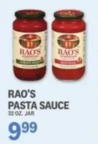 Kings Food Markets Rao's pasta sauce offer