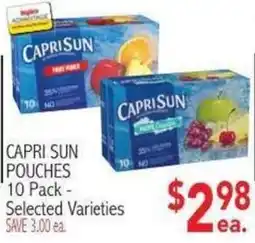 Ingles Markets Capri Sun Pouches offer