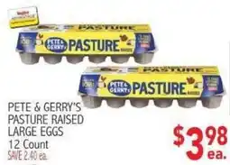 Ingles Markets Pete & Gerry's Pasture Raised Large Eggs offer