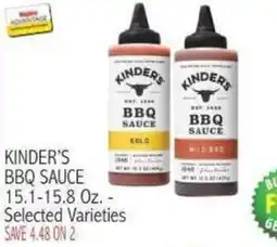 Ingles Markets Kinder's bbq sauce offer