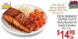 Ingles Markets Indies Salmon Pan Seared Honey Bourbon Salmon With Rice & Carrots offer