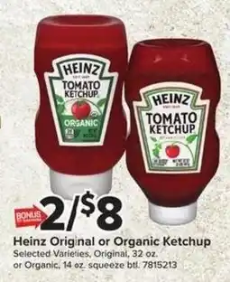 Giant Food Heinz Tomato Ketchup offer