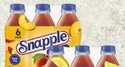 Giant Food Snapple peach tea offer
