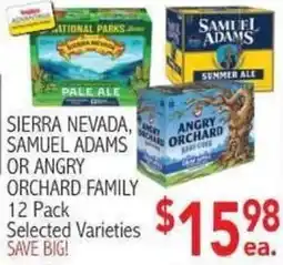 Ingles Markets Sierra Nevada, Samuel Adams or Angry Orchard Family offer