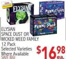 Ingles Markets Elysian Space Dust or Wicked Weed Family offer