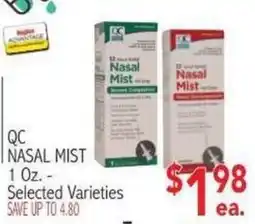 Ingles Markets QC Nasal Mist offer