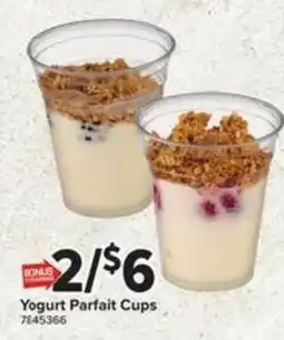 Giant Food Yogurt Parfait Cups offer