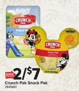 Giant Food Buzzy Crunch Pak Snack Pak offer