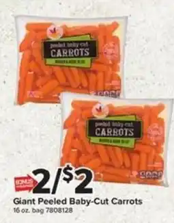 Giant Food Giant Peeled Baby-Cut Carrots offer
