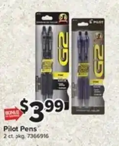 Giant Food Pilot Pens offer