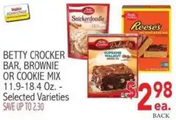 Ingles Markets Betty Crocker bar, brownie or cookie mix offer