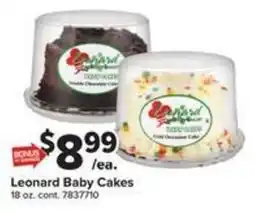 Giant Food Leonard Baby Cakes offer