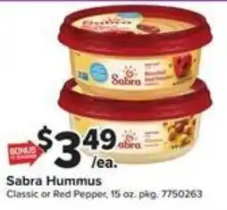 Giant Food Sabra Hummus offer