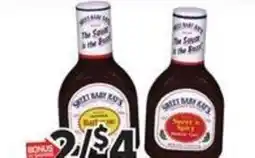 Giant Food Sweet Baby Ray's Sweet & Spicy Sauce offer