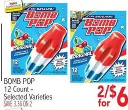 Ingles Markets Bomb Pop offer