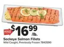 Giant Food Sockeye Salmon Fillets offer
