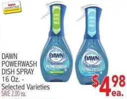 Ingles Markets Dawn powerwash dish spray offer