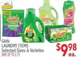 Ingles Markets Gain laundry items offer