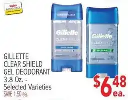 Ingles Markets Gillette Clear Shield Gel Deodorant offer