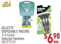 Ingles Markets Gillette disposable razors offer