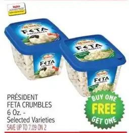 Ingles Markets President feta crumbles offer