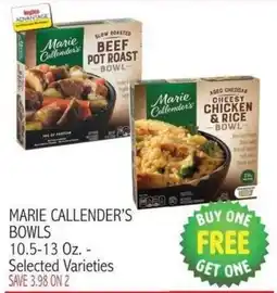 Ingles Markets Marie callender's bowls offer