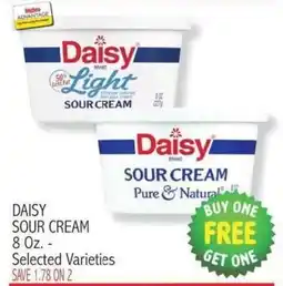 Ingles Markets Daisy sour cream offer