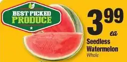 Sentry Best Picked Produce Seedless Watermelon offer
