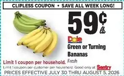 Sentry Sentry Green or Turning Bananas offer
