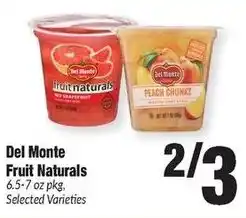 Sentry Del Monte Fruit Naturals offer