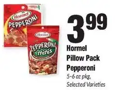 Sentry Hormel pillow pack pepperoni offer