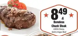 Sentry Boneless Chuck Steak offer