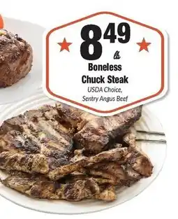 Sentry Sentry Angus Beef Boneless Chuck Steak offer