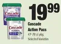Sentry Cascade Action Pacs offer