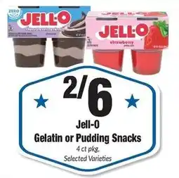 Sentry Jell-o Gelatin or Pudding Snacks offer
