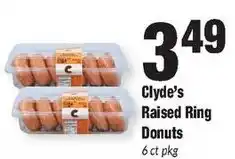 Sentry Clyde's Raised Ring Donuts offer