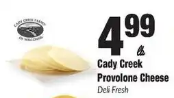 Sentry Cady Creek Provolone Cheese offer