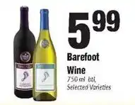 Sentry Barefoot Wine offer