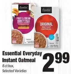 Sentry Essential Everyday Instant Oatmeal offer