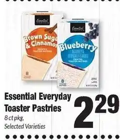 Sentry Essential Everyday Toaster Pastries offer