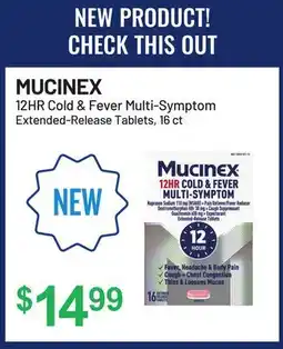Health Mart MUCINEX 12HR Cold & Fever Multi-Symptom Extended-Release Tablets offer