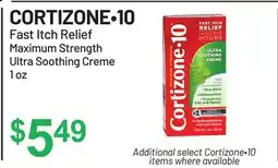 Health Mart CORTIZONE•10 Fast Itch Relief Maximum Strength Ultra Soothing Creme offer