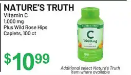 Health Mart NATURE'S TRUTH Vitamin C, 1,000 mg Plus Wild Rose Hips Caplets offer