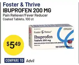 Health Mart Foster & Thrive IBUPROFEN 200 MG Pain Reliever/Fever Reducer Coated Tablets offer