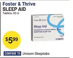 Health Mart Foster & Thrive SLEEP AID offer