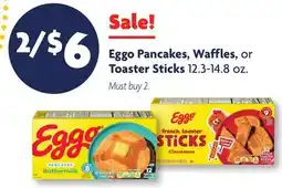 Family Dollar Eggo Pancakes, Waffles, or Toaster Sticks offer